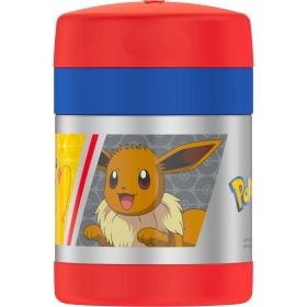 Thermos Vacuum Insulated Funtainer Food Jar with Spoon, PokÃ©mon, 10 ounce