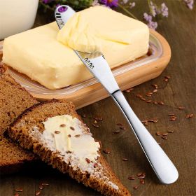 Stainless Steel Butter Spreader Knife With Handle, 3 In 1 Curler Slicer Knife (Option: 1Pcs)