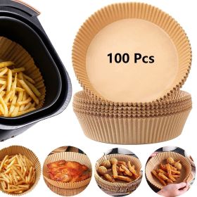 Air Fryer Disposable Paper Liner Non-stick Disposable Liners, 200PCS Air Fryer Disposable Paper Liners (Option: 100pcs)