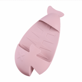 SileGard Silicone Floor Drain - Bathroom Fixture With Hair Catcher (Color: Pink)